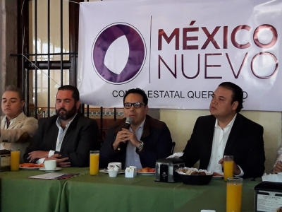 Partido "México Nuevo" busca afiliar 6 mil queretanos