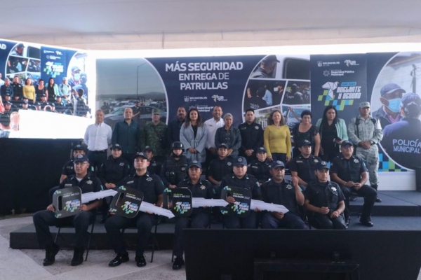 Entregan 14 Patrullas a sanjuanenses para reforzar la seguridad