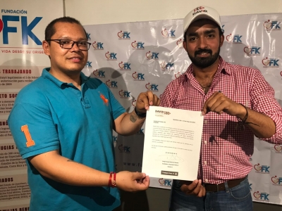 David Palacios comprometido a firmar "Pacto por la Primera Infancia”