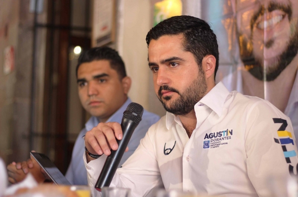 Propone Agustín Dorantes “Sin voto no hay dinero Qro”